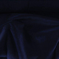 100% Cotton Med/Light Weight Velvet NAVY BLUE