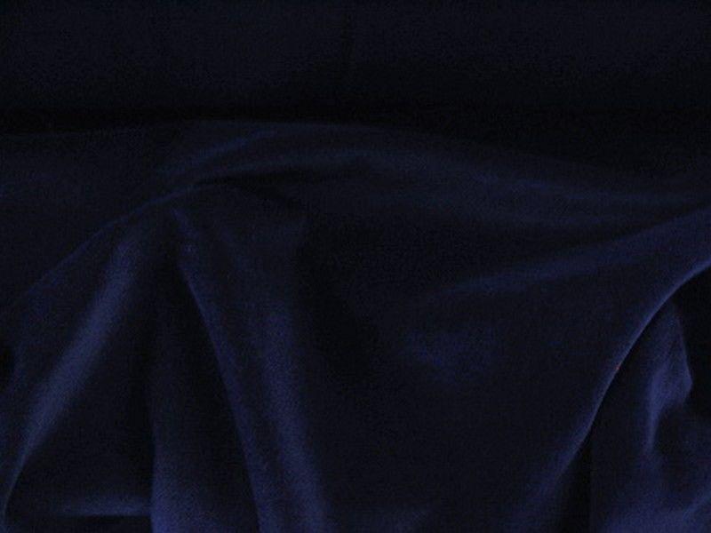 100% Cotton Med/Light Weight Velvet NAVY BLUE