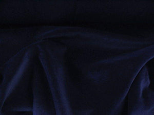 100% Cotton Med/Light Weight Velvet NAVY BLUE