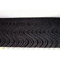 Upholstery Swirl Velvet Black