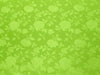 Floral Satin Brocade Light Lime