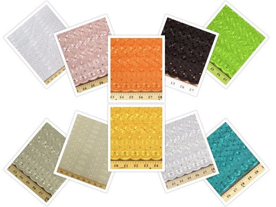 SWATCHES Eyelet Embroidery