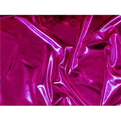 Metallic Spandex Fuchsia