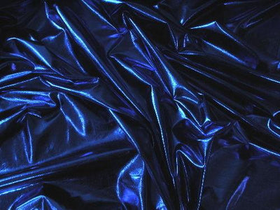 Metallic Spandex Royal Blue