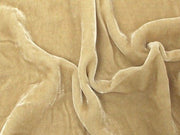 Plush Silk Velvet 54" Wide KHAKI LOT 2