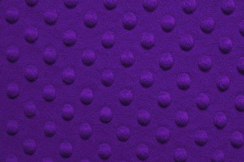 Minky Dimple Dot Fur PURPLE