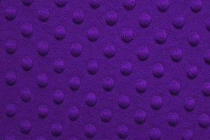 Minky Dimple Dot Fur PURPLE