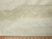 Embroidered Organza CHAMPAGNE