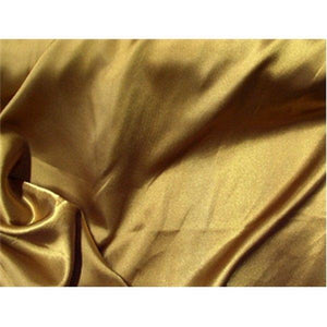 Charmeuse Silky Satin 58 Inch Width DARK GOLD