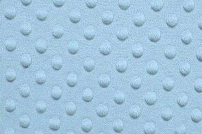 Minky Dimple Dot Fur LIGHT BLUE