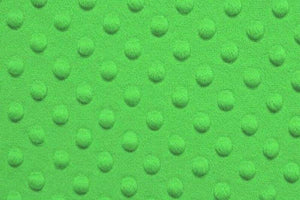 Minky Dimple Dot Fur LIME