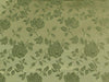 Floral Satin Brocade Sage