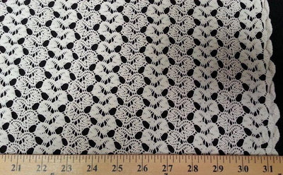 Crochet Stretch Lace IVORY SL-69