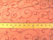 Embroidered Organza BURGUNDY/RED