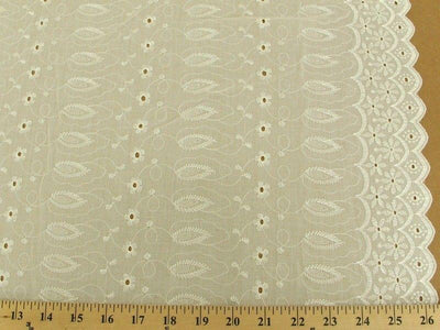 Eyelet Embroidery Ivory EL-16 