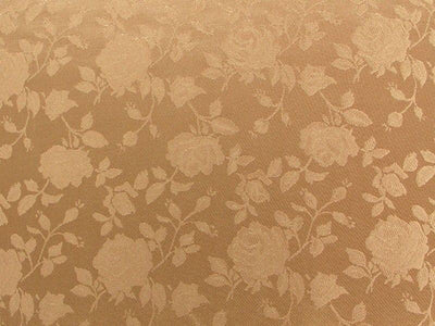 Floral Satin Brocade Khaki