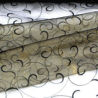 SWATCHES Embroidered Organza