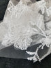 SWATCHES White Fancy Embroidery Mesh Lace