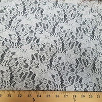 Floral Stretch Lace IVORY SL-81
