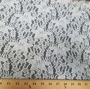 Floral Stretch Lace IVORY SL-81