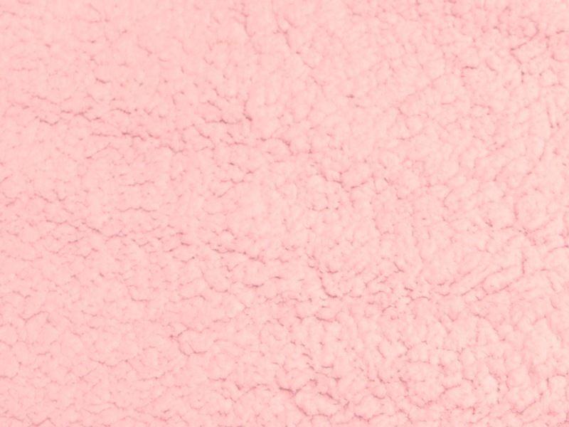 FLAWED Minky Sherpa Lambs Wool Pink "FLAWED"