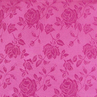 Floral Satin Brocade Fuchsia