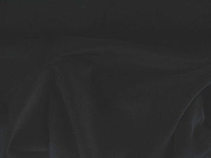 100% Cotton Med/Light Weight Velvet BLACK