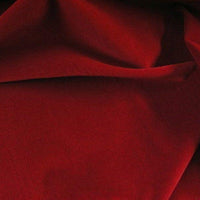 100% Cotton Med/Light Weight Velvet RED