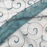 SWATCHES Embroidered Organza