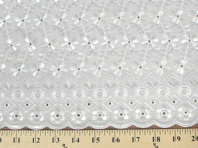 Eyelet Embroidery White EL-5