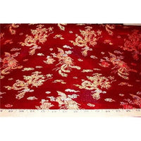 SWATCHES Chinese Satin Dragon/Phoenix Brocade