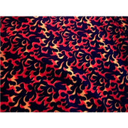 Velboa Red Flames Print