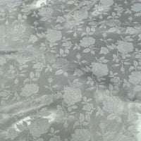 Rose Satin Brocade Jacquard Fabric 60" Wide. CHOOSE FROM OVER 30 COLORS