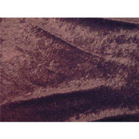 Crushed Panne Velour Velvet Brown