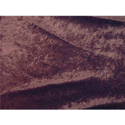 Crushed Panne Velour Velvet Brown