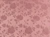 Floral Satin Brocade Mauve