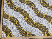 SWATCHES Yellow Hawaiian Floral Prints