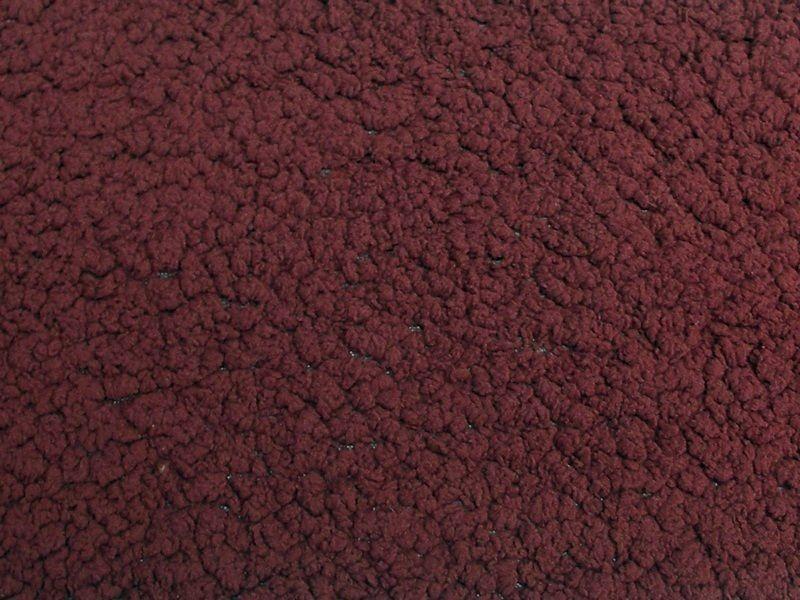 Minky Sherpa Lambs Wool Burgundy