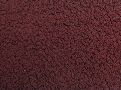 Minky Sherpa Lambs Wool Burgundy