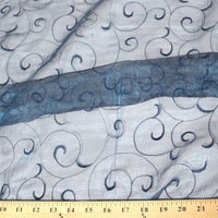 SWATCHES Embroidered Organza