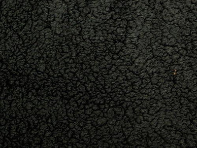 Minky Sherpa Lambs Wool Black