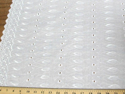 Eyelet Embroidery White EL-15
