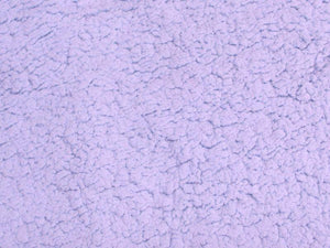 Minky Sherpa Lambs Wool Lavender