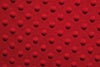 Minky Dimple Dot Fur RED