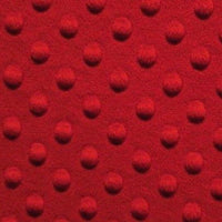 Minky Dimple Dot Fur RED