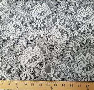 SWATCHES Floral Stretch Lace (Click for more)