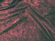Crushed Panne Velour Velvet Wine