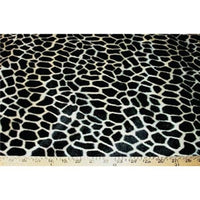 Giraffe Spots Velboa Fur