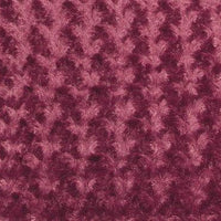 Rose Bud Fur BURGUNDY