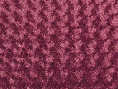 Rose Bud Fur BURGUNDY